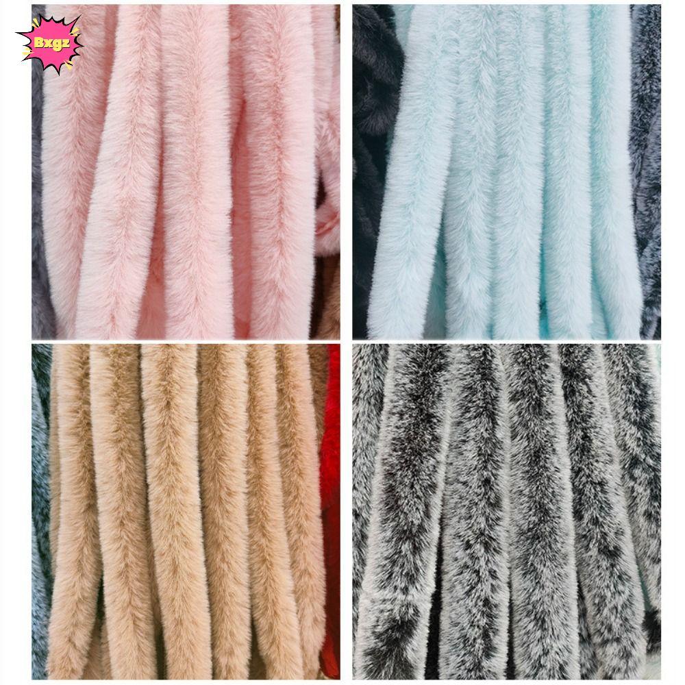 INNICE Faux Fur Ruffle Trim 1M สำหรับงานฝีมือและตกแต่งเสื้อผ้า