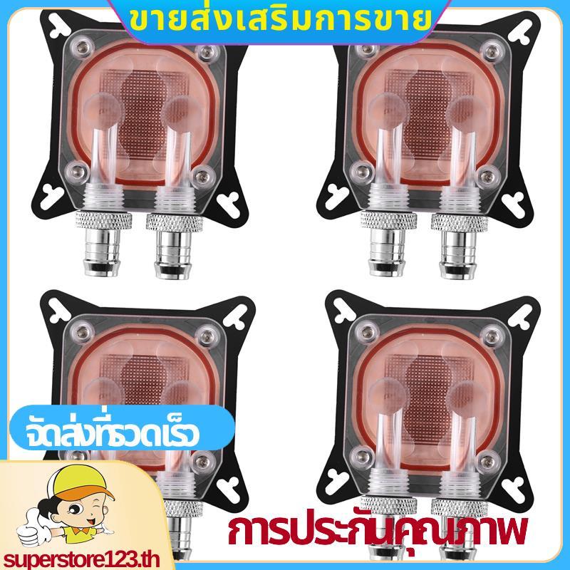 4X Gpu Water Block Cooling ช่องคู่คอลัมน์ทองแดงการ์ดภาพวิดีโอ Water Cooler หม้อน้ํา 0.4 มม.สําหรับ W