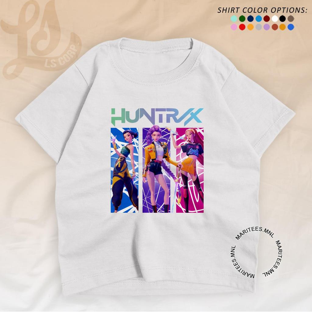 คอลเลคชั่น Huntrix ปี 2026 วัสดุผ้าฝ้าย สำหรับเด็กและผู้ใหญ่ Unisex Demon Hunter Kpop ยืดเสื้อ - รูปที่ 2