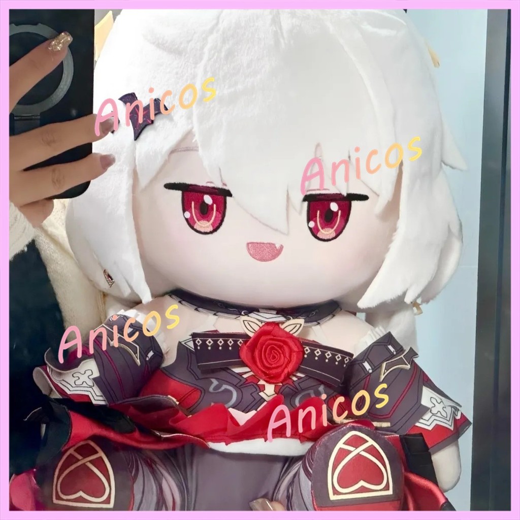 Honkai Impact 3 Lunar Vow: Crimson Love ตุ๊กตาตุ๊กตา 40 ซม.นั่ง Pose ชุดเปลี่ยนหมอนตุ๊กตาน่ารัก
