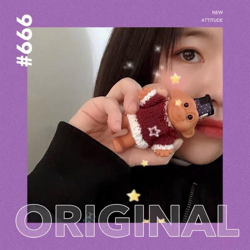 ใหม่น่ารัก Retro เสื้อกันหนาว Troll ตุ๊กตาชุดไฟแช็ก 90s trolldroll Troll Cool Girl Disco 12.15