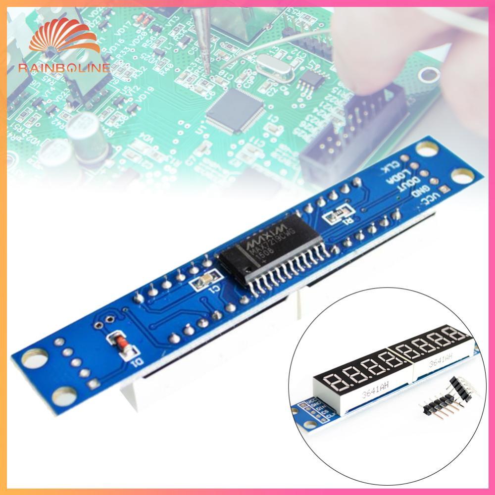 ฝน❤  TM1637/TM1638/MAX7219 4/8 Bits LED Segment Display Module สําหรับนาฬิกา Arduino RED Anode Tube 