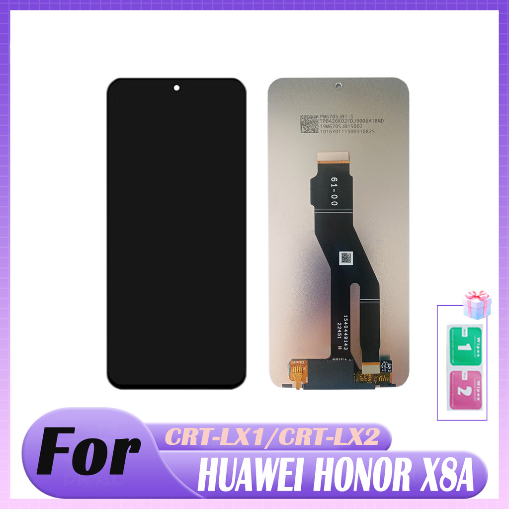 Pop X8A LCD สําหรับ Huawei Honor X8a CRT-LX2 CRT-LX1 CRT-LX3 จอแสดงผล LCD Touch Screen Digitizer Ass