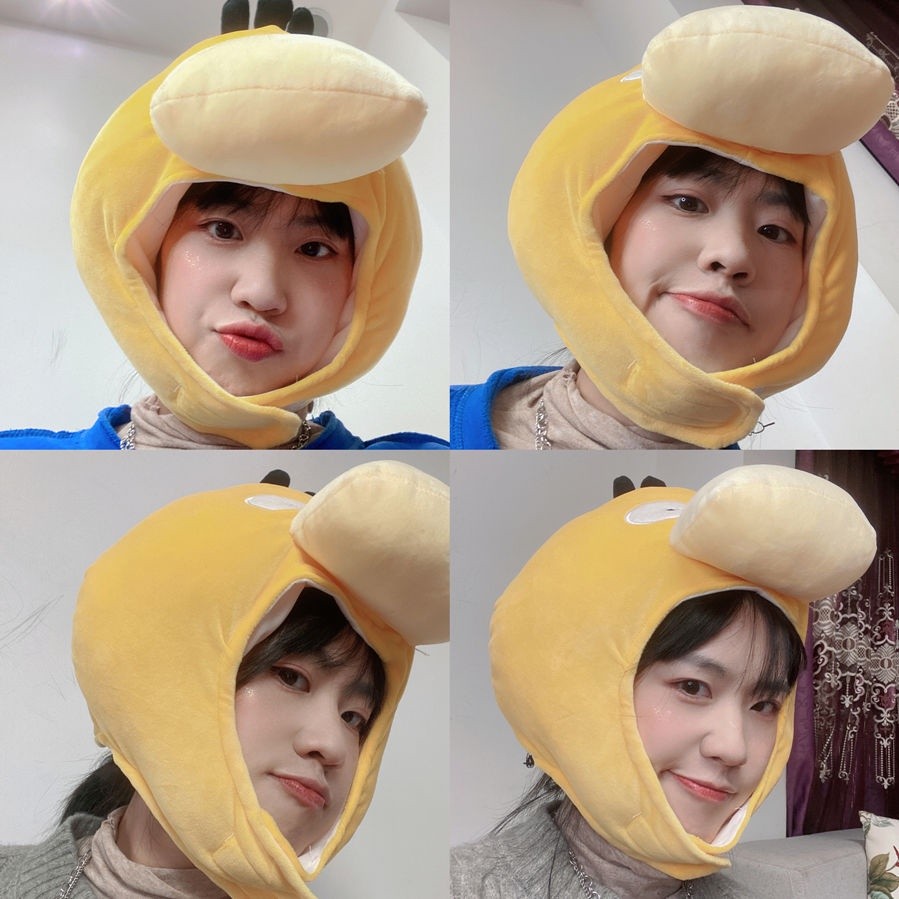 หมวกเป็ดพลาสติก Psyduck พร้อมเสื้อผ้าสำหรับคอสเพลย์ พิกาจูก็มี!