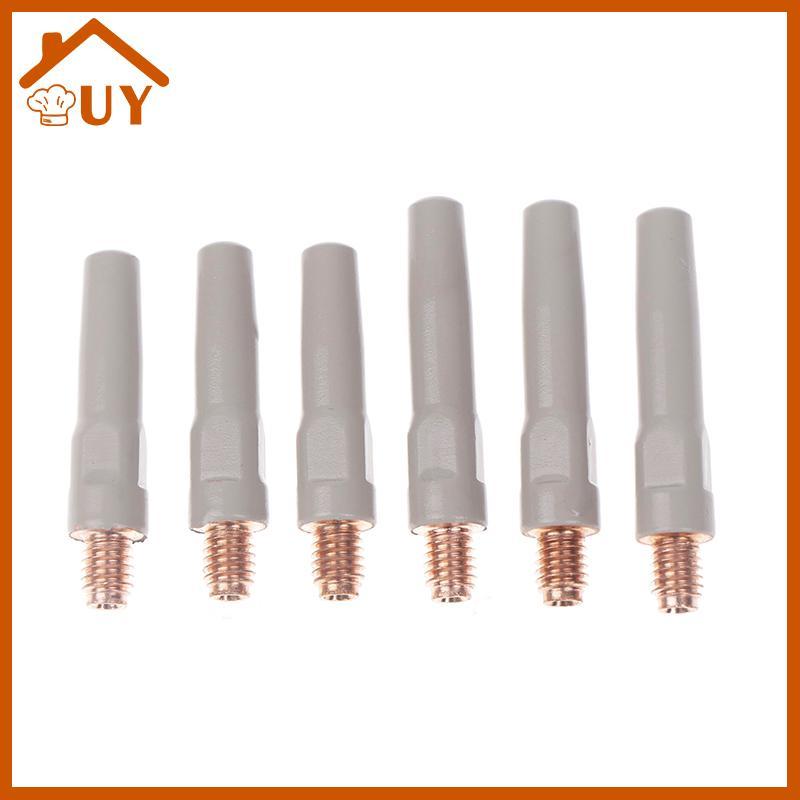 [Uy] หัวเชื่อม MIG 2ชิ้น15AK & หัวฉีดแก๊ส M6 25มม. (0.8-1.2มม.) [COD]