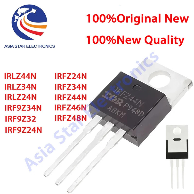 5PCS IRLZ44N IRLZ44 IRLZ44NPBF IRLZ24N IRLZ34N IRLZ46N IRLZ48N IRFZ24N IRFZ34N IRFZ44N IRFZ46N IRFZ4