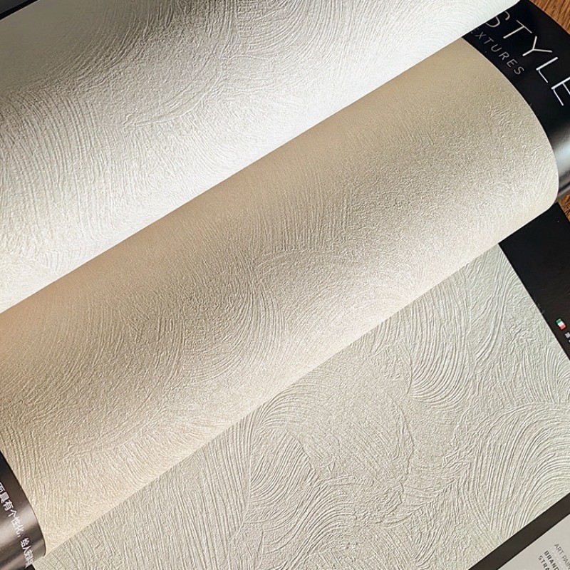 วอลล์ครีมแบบหนา (Thick Wall Fabric) "" (Milan Velvet) พร้อมพื้นผิว Artistic Paint