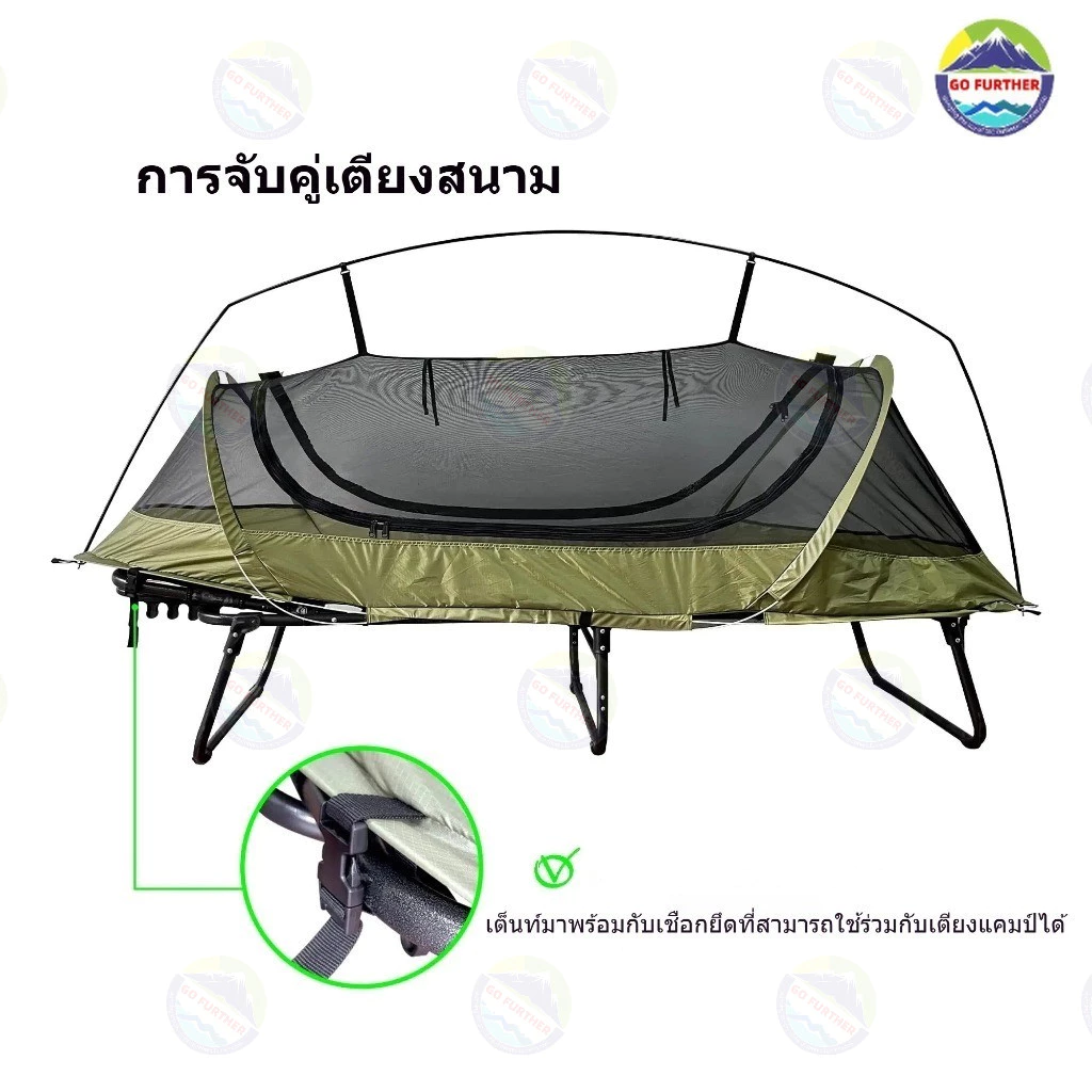 เต็นท์กลางแจ้ง Camping Tent กางอัตโนมัติ กันน้ำ กันยุง thumbnail 8