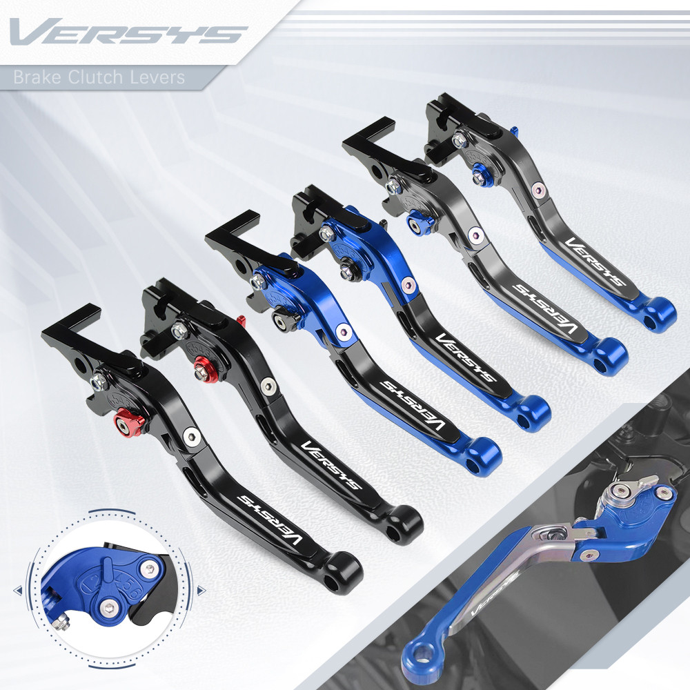 สําหรับ KAWASAKI VERSYS 650/KLE650 คลัทช์เบรคพับปรับ Handle Levers อุปกรณ์เสริมอะไหล่