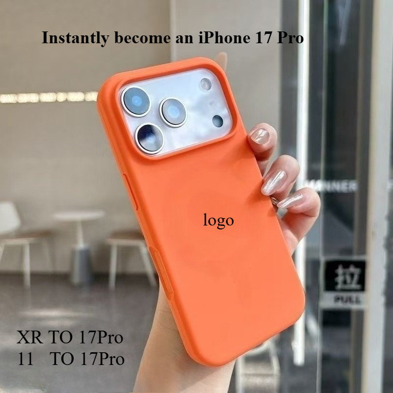 กลายเป็นทันที 17 Pro เข้ากันได้กับ XR 11 เคสโทรศัพท์ซิลิโคนเคลือบด้านสีทึบ IPhone XR 11 ถึง 17 Pro เคสกันกระแทก