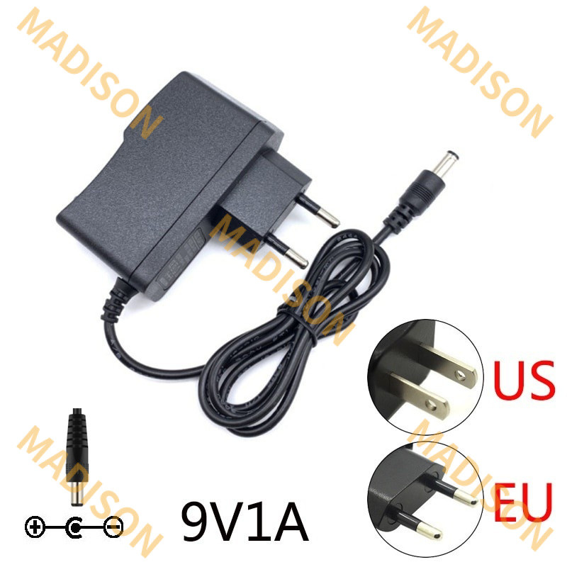 9V 1A ac PSA-120S 9v 0.5A อะแดปเตอร์สําหรับ boss me-25 ME-50 ME-70 me-80 PSA-120 DS-1 DD-20 HM-2 RC-