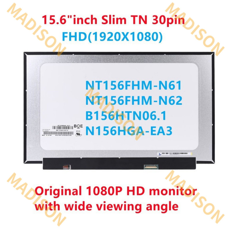 Asus X505 m509d x509j S15 S530 s530f s530u TUF fx505 fx505d FX505d-tbq222t Rog N156HCA-EBA แล็ปท็อป 