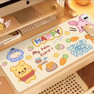 ขนาด 80×30 ซม. แผ่นรองโต๊ะ แผ่นรองเมาส์ ขนาดใหญ่ ลายน่ารัก พื้นยางกันลื่น Mouse Pad ใช้ได้ทั้งคีย์บอร์ดและเมาส์