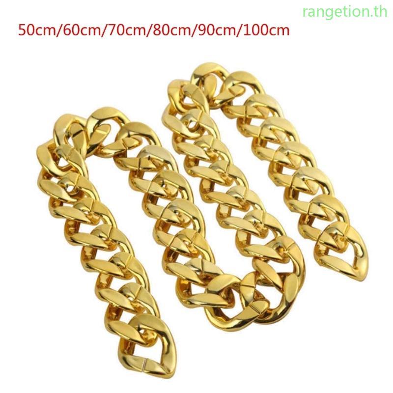 สร้อยคอโซ่ทองเทียม สไตล์ 90s ฮิปฮอป