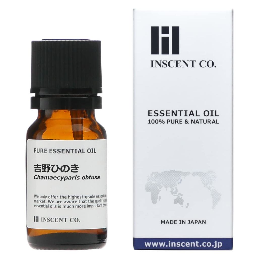 Yoshino Hinoki 20ml Pure Japanese Hinoki Essential Oil - AEAJ Certified Aromatherapy Oil