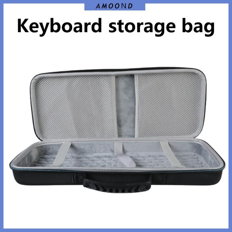 AMOOND กระเป๋าป้องกันสําหรับ AULA S98 S99 คีย์บอร์ดซับนุ่มสําหรับกันกระแทกกระเป๋าคีย์บอร์ดบุนุ่ม