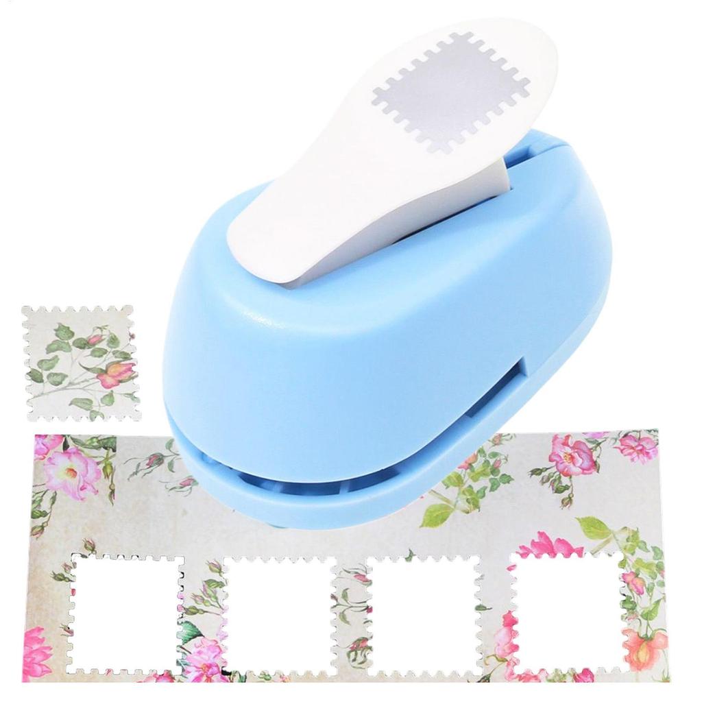 Craft กระดาษ Punch ของเล่นสี่เหลี่ยมแสตมป์ไปรษณีย์ Punch สําหรับกระดาษ Crafting Scrapbooking DIY การ