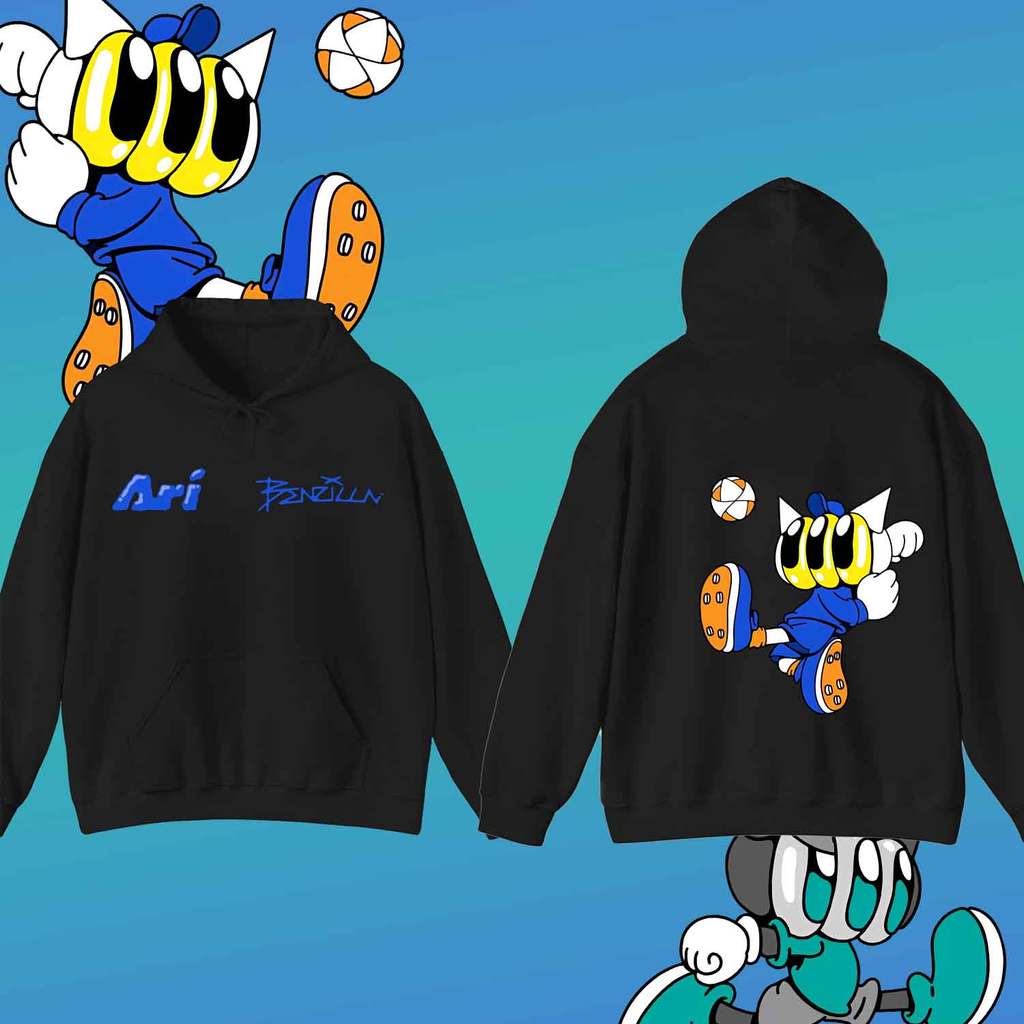 Ari Running x Benzilla Kids Hoodie Art Football Collection | Trendy | 120-150cm