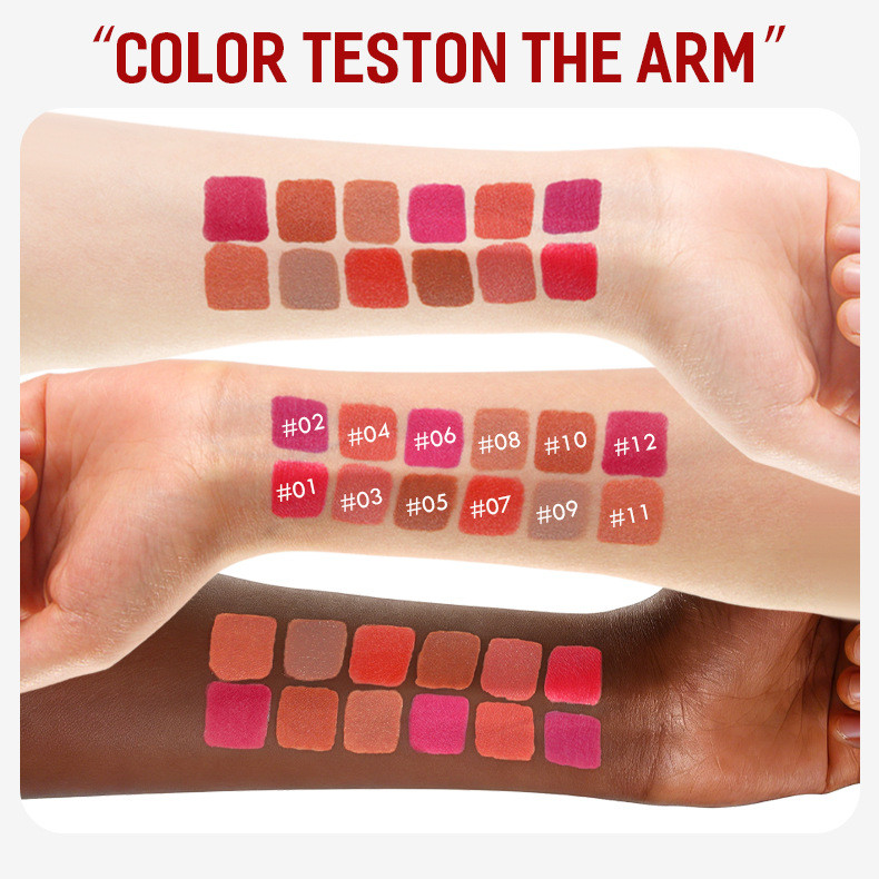 BSIMONE ลิปครีออนเนื้อแมตต์ 2 ใน 1 จาก  #ลิปครีออน #ลิปแมตต์ สีชมพูบาร์บี้ กันน้ำติดทนนานไม่ตกหล่อ - รูปที่ 4