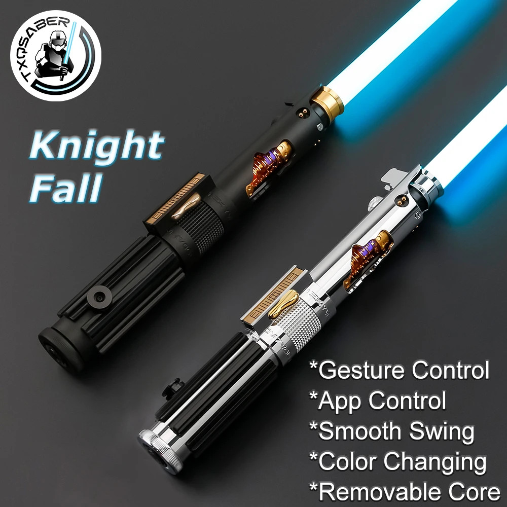TXQSABER Anakin Lightsaber SNV4 พิกเซล Soundboard Smooth Swing โลหะคริสตัล Handle LED Strip ใบมีด Sk