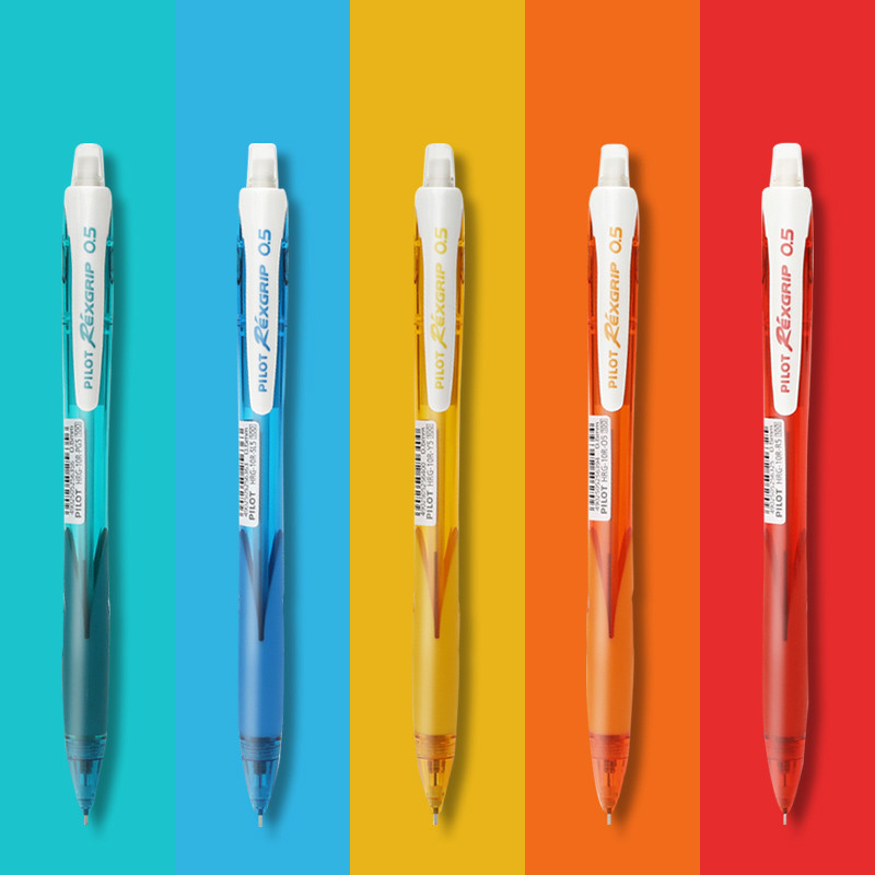 ดินสอ ดินสอกด ญี่ปุ่นญี่ปุ่น PILOT PILOT ดินสอ HRG-10R ดินสอกด 0.5 มม. สี Rod นักเรียนประถมใช้ดินสอก