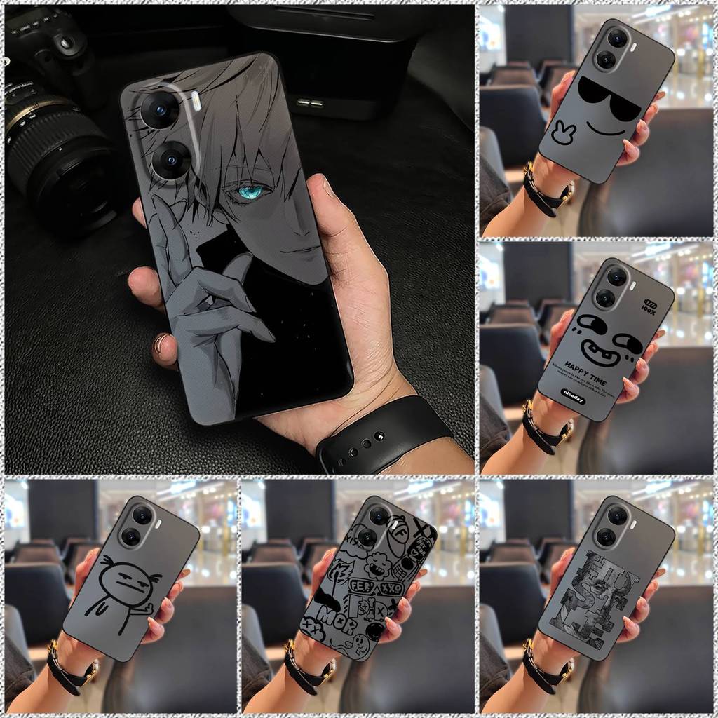 กันกระแทกเต็มห่อเคสโทรศัพท์สําหรับVIVO V29E indiaป้องกันฝุ่นTPU Graffitiปกหลังทนทานนุ่มกรณีป้องกันAn