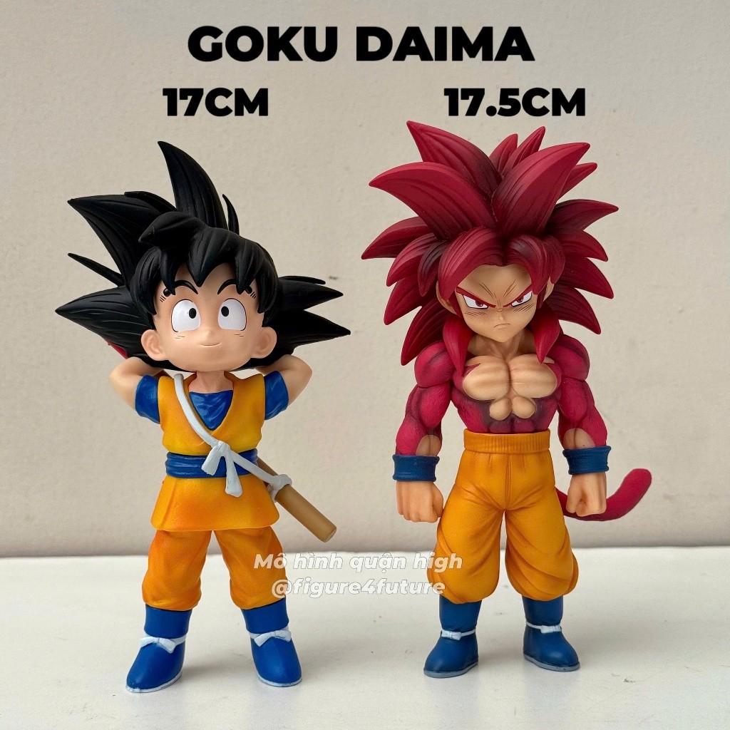 Goku Daima super saiyan 4 ssj4 goku daima - Son Goku kid รุ่น ssj4 สูง 18 ซม. Dragonball Daima
