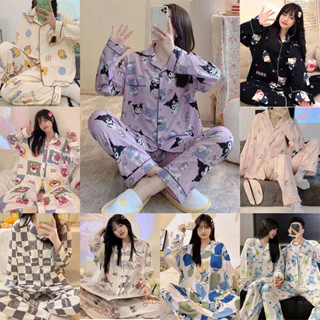 H-apparel shop ชุดนอนเเฟชั่นใหม่ เกาหลี ลายการฟฟิกน่ารัก มีห…