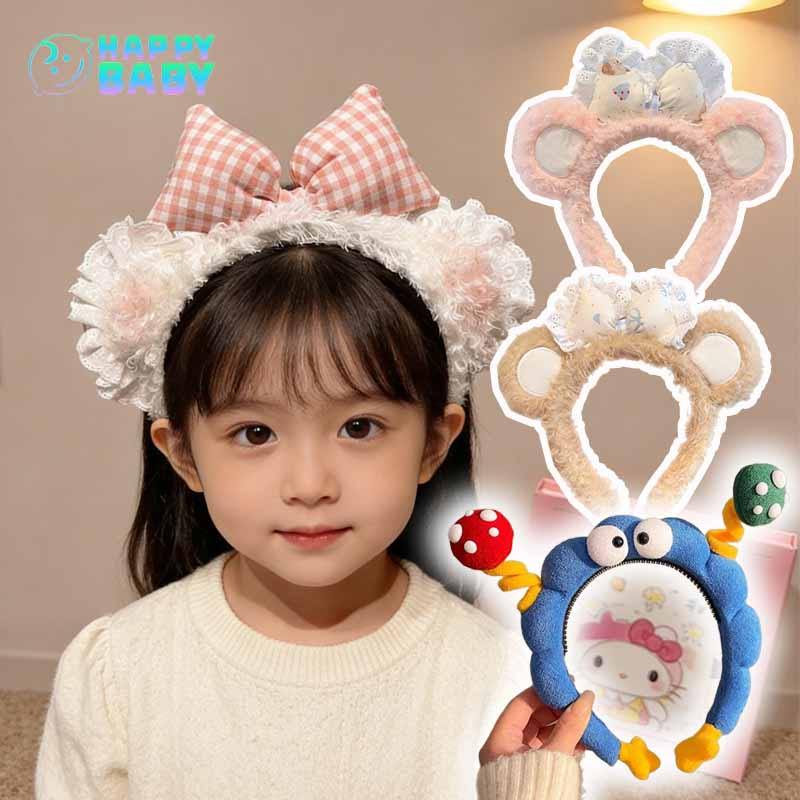 ที่คาดผมวันเกิดสุดน่ารัก น่ารักแฟนตาซีหมีน้อยหูผูกโบว์ผมห่วงเผยให้เห็นใบหน้าเล็ก ของขวัญวันเด็ก