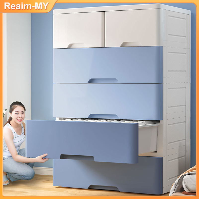 Drawer cabinet with lock Multipurpose Drawer cabinet drawer organizer sorage Almari Baju plastik Cab