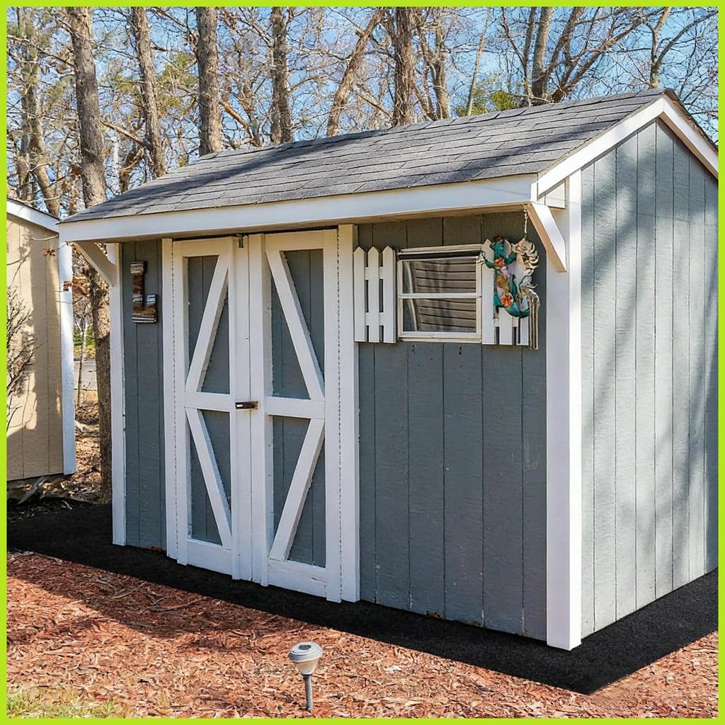 Shed ชั้นล้างทําความสะอาดได้ Felt กันฝุ่นพื้น 5x4ft เฟอร์นิเจอร์ Patio Pad Shed พรมสําหรับสวนกลางแจ้