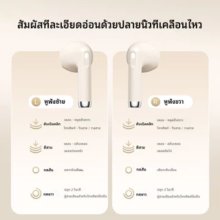 【รับประกัน 3 ปี】A03 หูฟังบลูทูธแบบสอดหู ลดเสียงรบกวน เสียง HiFi สำหรับออกกำลังกายและฟังเพลง เหมาะกับทั้ง Android และ iOS
