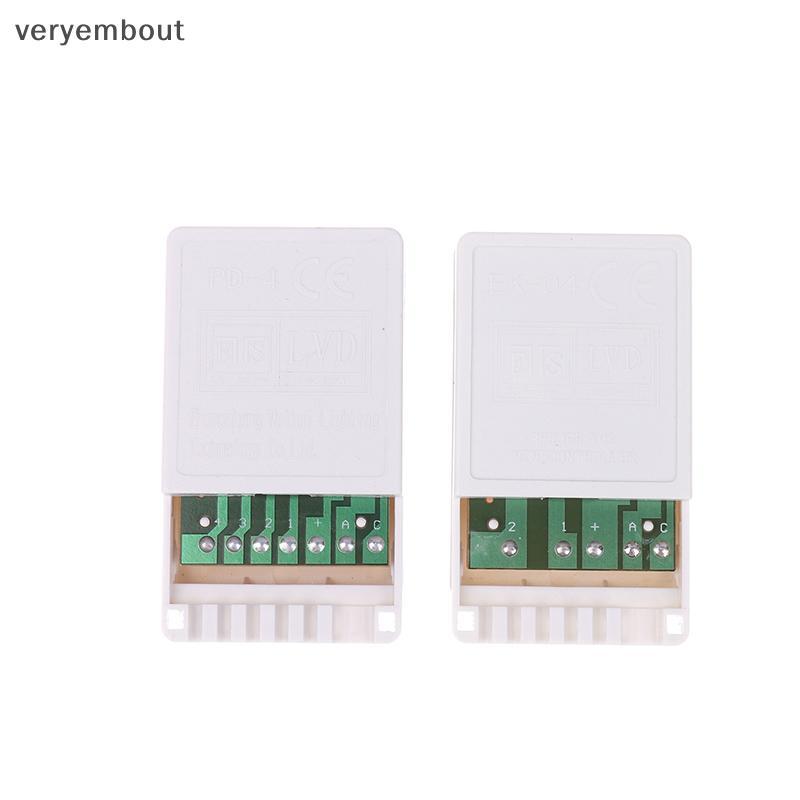 Ut LED String Dimmer EK-04 2/4-Way 8 Function Knob/Solder-Free Type Push Button Type Light Adjustmen