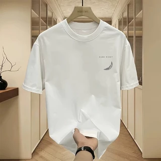 YOU-T🐆เสื้อแฟชั่น ใส่สบาย เสื้อยืดแขนสั้น ลาย เสื้อ"SKY Moon" ผ้านิ่ม OVERSIZE แฟชั่น ผ้าฝ้าย 100% สไตล์เกาหลี