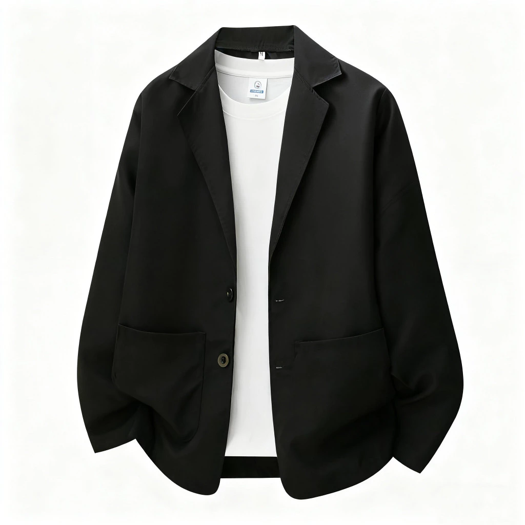 2026 ใหม่ Thin Shirt Coat,ฉันเป็นแค่เสื้อแขนยาวบางๆ ได้โปรดอย่าเข้าใจฉันผิดนะ รูปร่างเหมือนสูทเท่านั้น M-3XL , แอปริคอทส