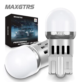 MAXGTRS T10 W5W 194 168 Soft Light 2SMD 3030 LED สีขาวสีเหลืองสีแดงสําหรับภายในอ่านป้ายทะเบียนโดมประตูเปลี่ยน Blub