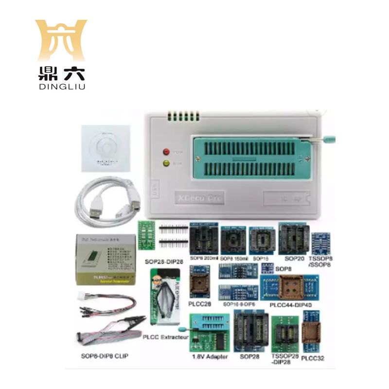 UL866II Plus พร้อมอะแดปเตอร์ 17 อะแดปเตอร์ USB Universal Programmer TL866CS TL866A อัพเกรดรายการผลิต