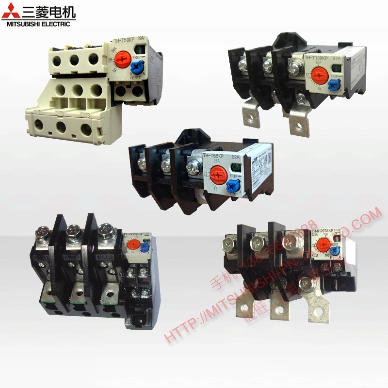 Mitsubishi Thermal Relay TH Series - T50KP/T65KP/T100KP/N120KP/N120TAKP Models