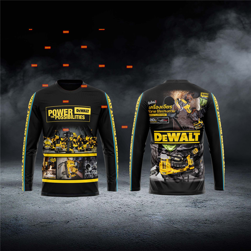Sy3 Dewalt เสื้อยืดแขนสั้นลําลอง พลัสไซซ์ สไตล์คลาสสิก สําหรับผู้ชาย และผู้หญิง YS3