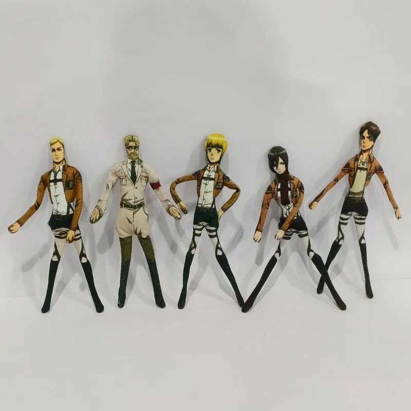 Attack on Titan 28 ซม.Levi Ackerman Plush Eren Jaeger รูปที่ 3