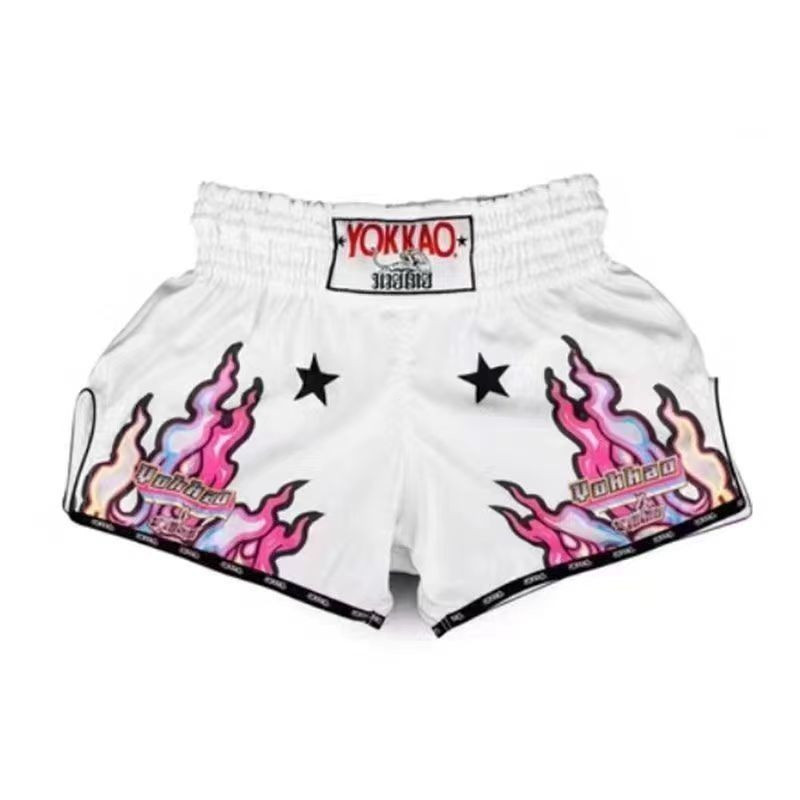 กางเกงขาสั้น UFC Sanda สำหรับการฝึกฝนมวยไทยและสวมใส่บนชายหาด แห้งเร็ว เหมาะสำหรับทั้งชายและหญิง