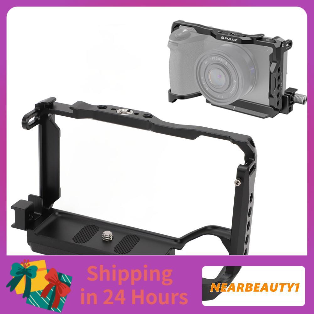 Nearbeauty1 Nearbeauty1 กล้อง Rig วิดีโอ 1/4 นิ้ว Cold Shoe Port Full สำหรับ A6700 PU3123B