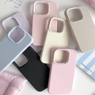 เคสไอโฟน11 เรียบง่ายและมีสไตล์ซิลิโคนอ่อนนุ่มกันกระแทก For IPhone 13 11 14 16 12 15 17 Pro Max 16 15 14 Plus Pro 16E Air