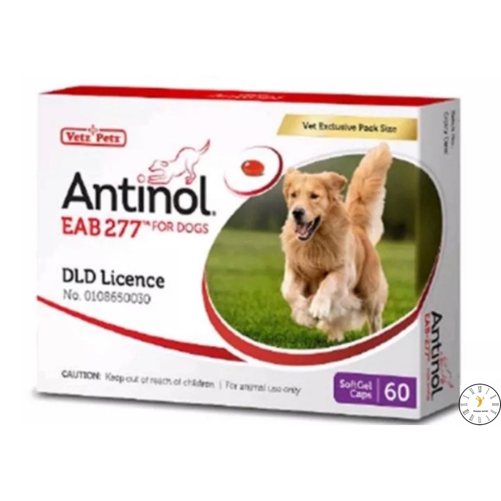 ซื้อ 3 แถม 1วีทซ์ เพ็ทซ์ แอนตินอล EAB277 สำหรับสุนัข 60 แคปซูล
