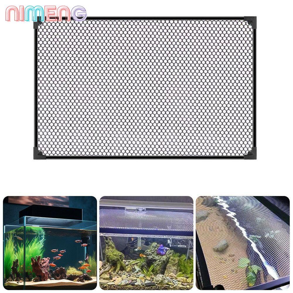 NIMENG ฝาครอบฝาตู้ปลา, DIY Magnetic Aquarium Anti-jump ,ทนทานติดตั้งง่ายถังปลาฝาครอบป้องกัน Aquarium