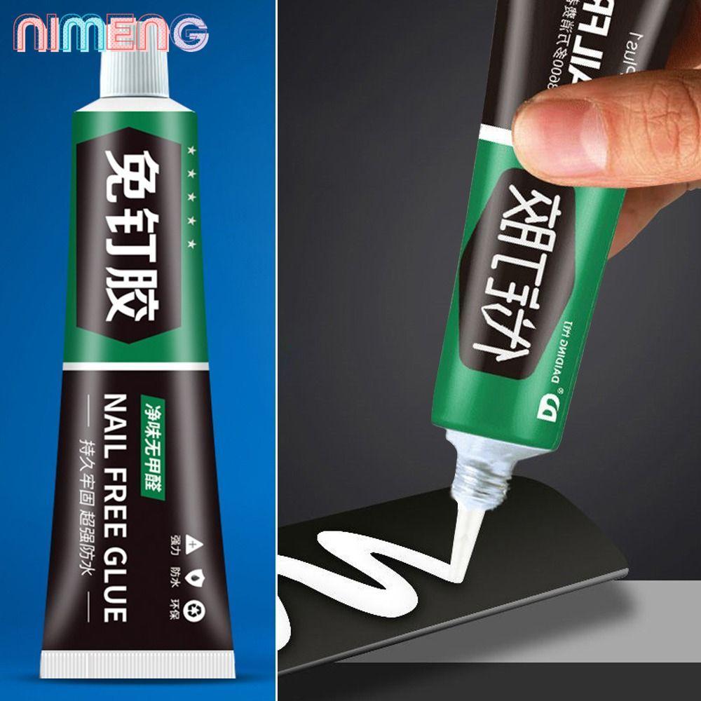 กาวเหลว NIMENG กาวแก้วแห้งเร็วที่แข็งแกร่งเป็นพิเศษ 2024 หินอ่อนโลหะ Strong Bond Sealant กาวตกแต่งบ้าน