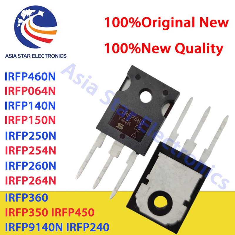 5 ชิ้น IRFP460N IRFP064N IRFP140N IRFP150N IRFP250N IRFP260N IRFP264N IRFP240 IRFP350 IRFP450 IRFP36