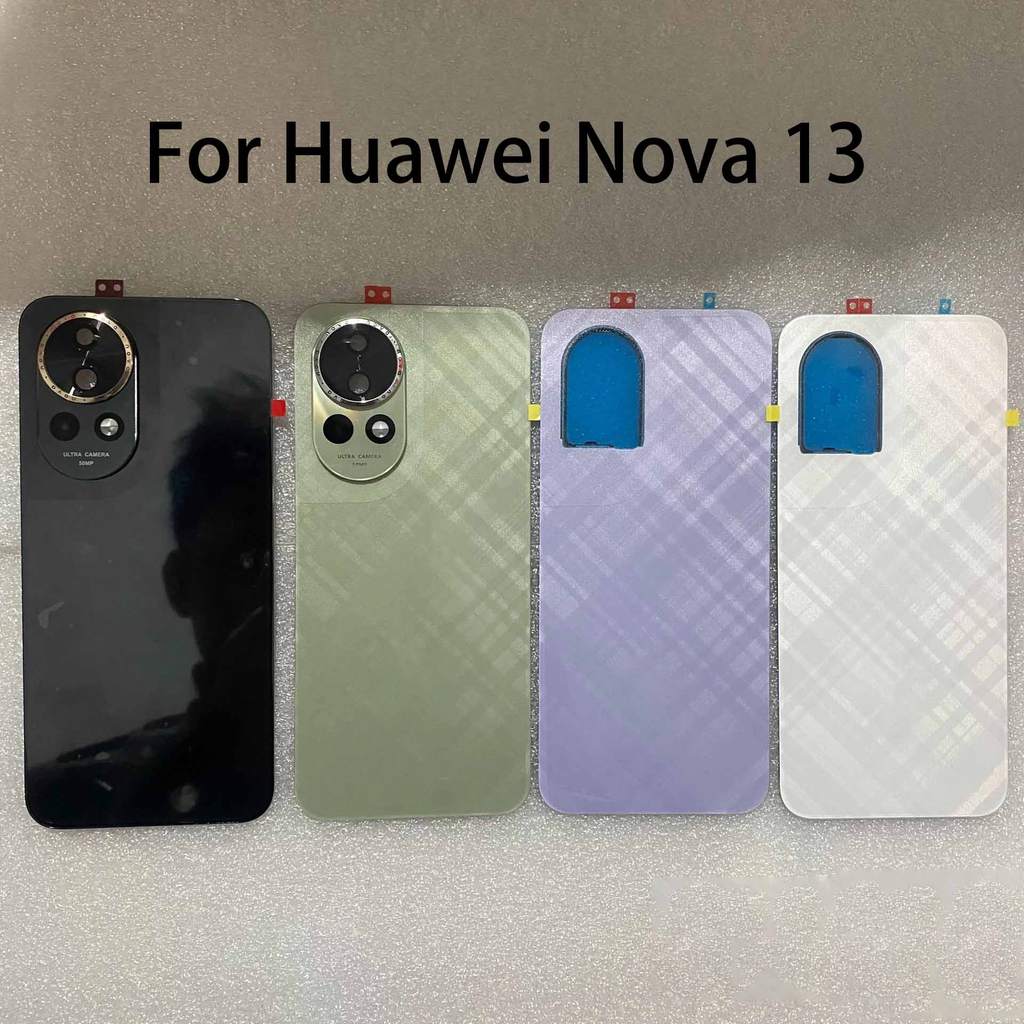 AAA + คุณภาพแบตเตอรี่สําหรับ Huawei nova 13 ปกหลังด้านหลังประตูสําหรับ Huawei nova13 LK-AL80 ปกหลังเ