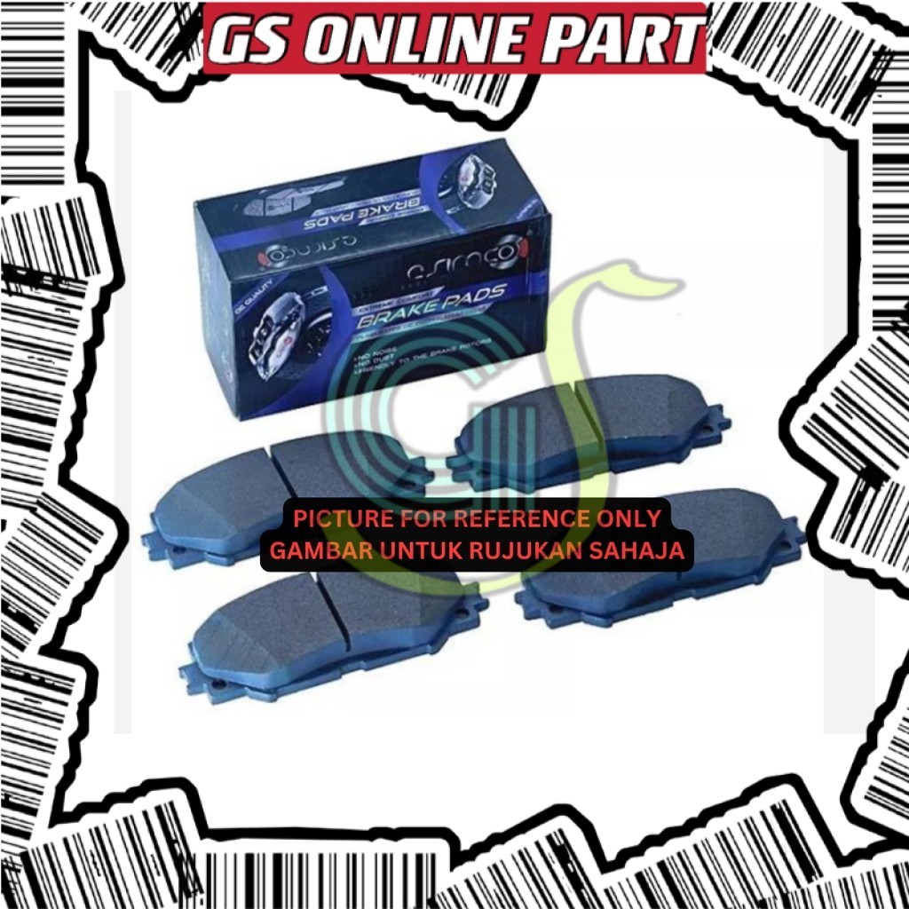 แป้นเบรก TOYOTA VIOS NCP93 NCP150 ALTIS ZZE142 ZRE172 ZRE172 (หลัง)(ASMCO)