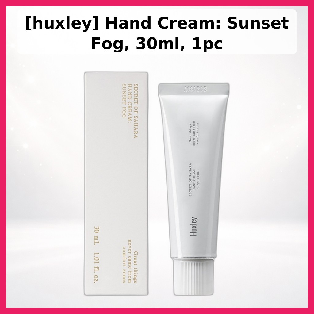 [huxley] Hand Cream: Sunset Fog, 30ml, 1 ชิ้น / ครีมทามือเกาหลี / ดูดซับเร็ว / ของแท้ 100% โดย Lumio